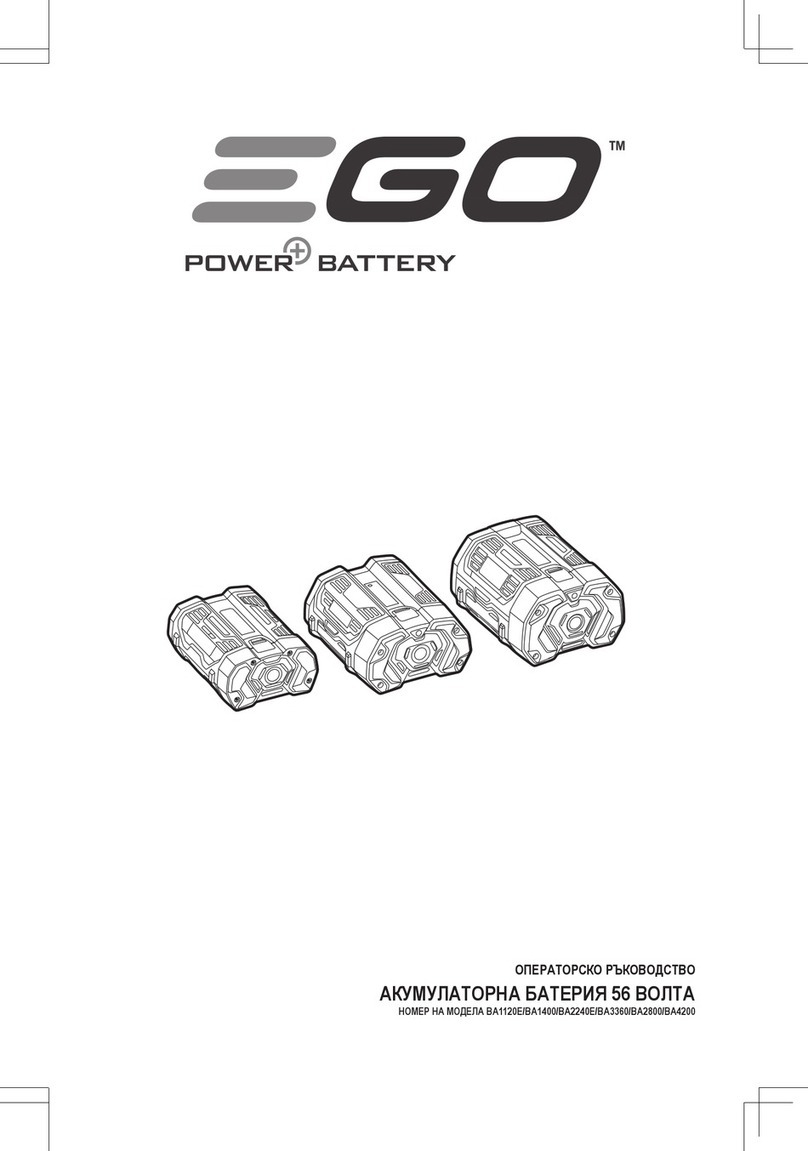 Ego Power+ BA1120E instructions