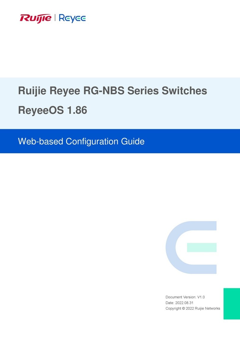 Ruijie Reyee RG-NBS Series User manual