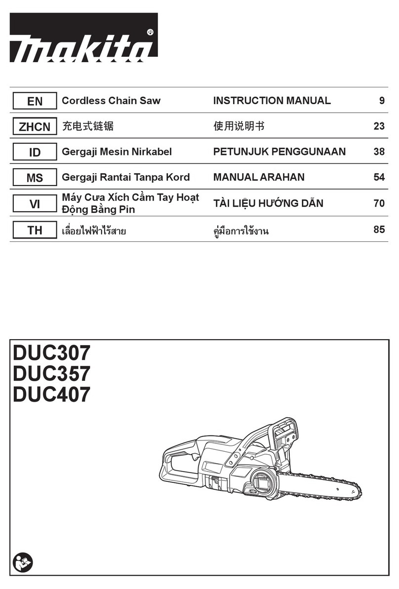 Makita DUC307 instruction manual