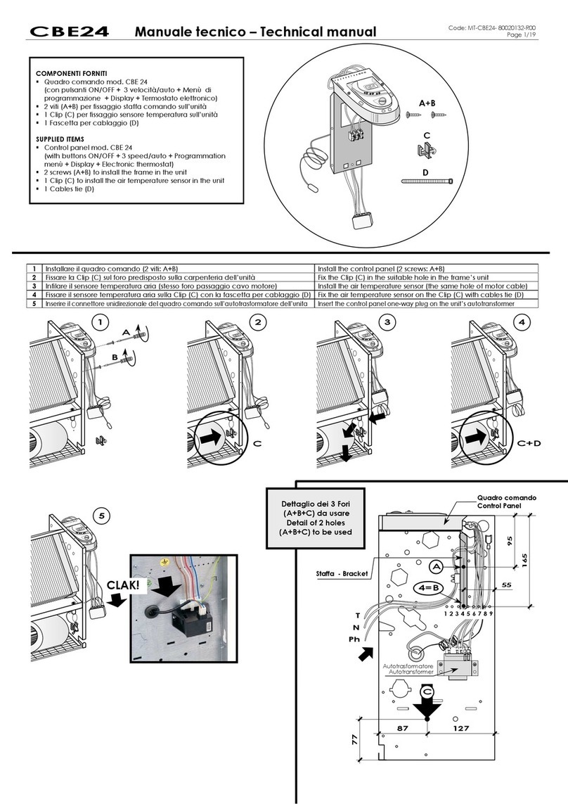 FRIMEC CBE24 Technical manual