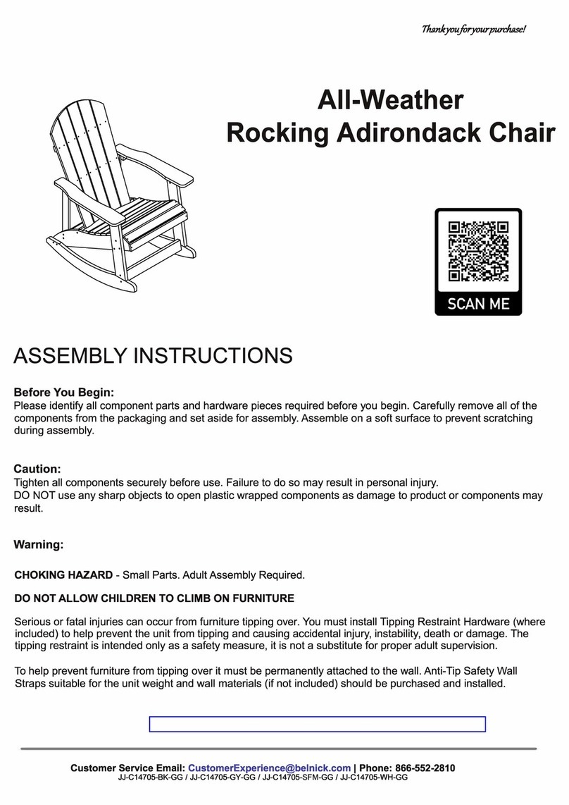 Flash Furniture Savannah JJ-C14705-BK-GG Assembly instructions