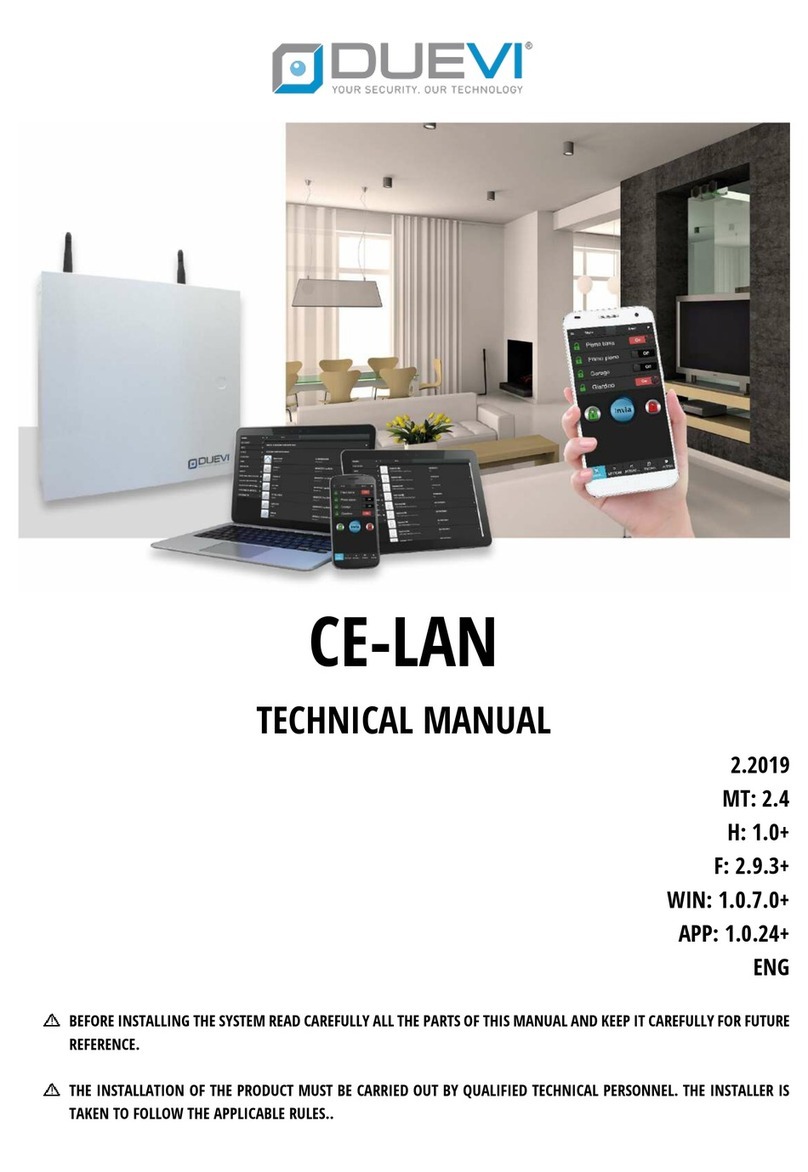 Duevi CE-LAN Technical manual