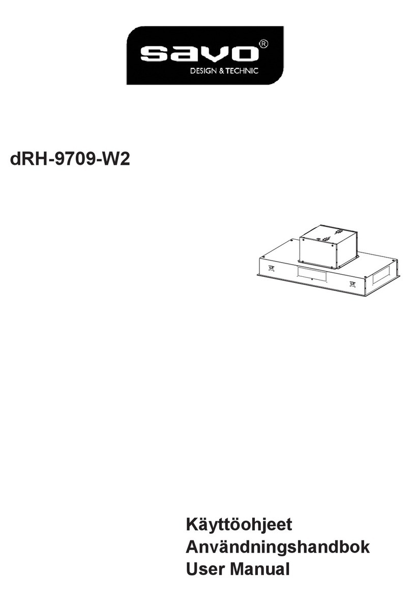 Savo dRH-9709-W2 user manual