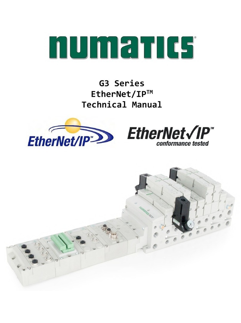Numatics G3 Series EtherNet/IP Technical manual Numatics G3 Series EtherNet/IP Technical manual