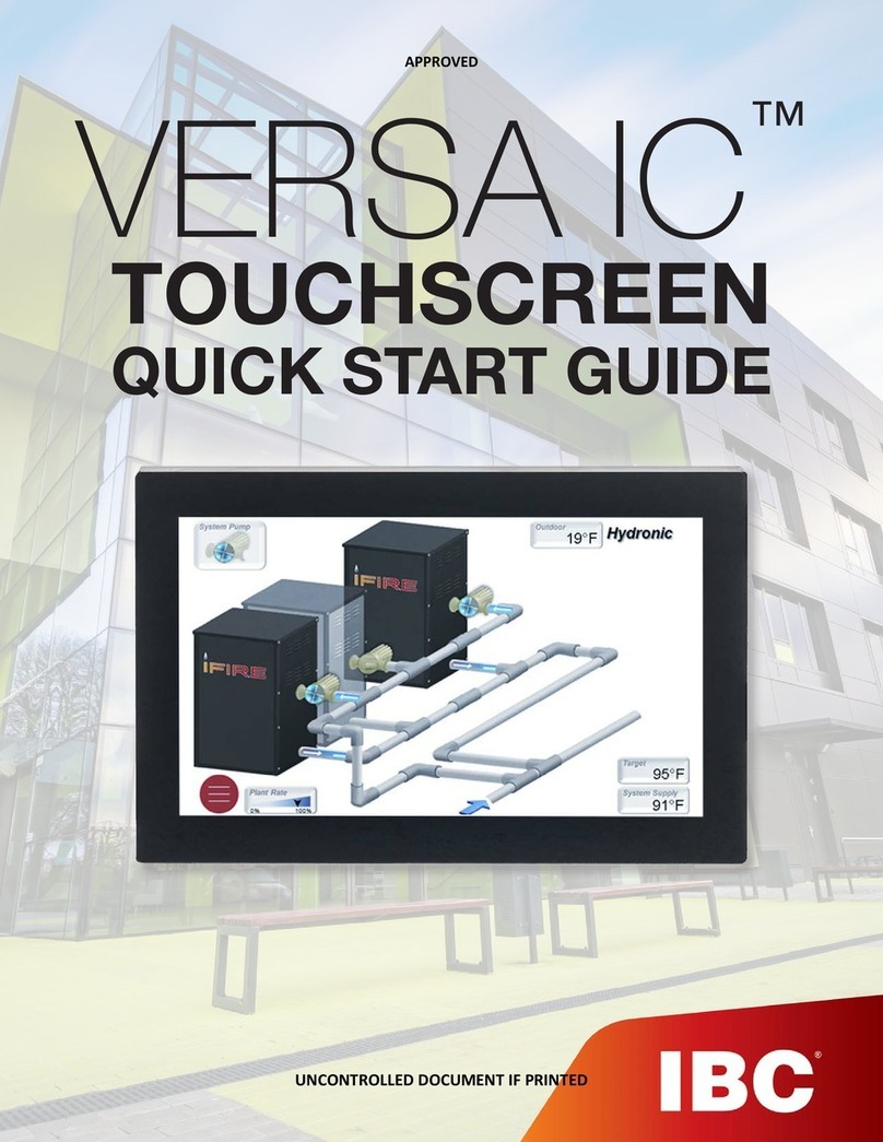 IBC VERSA IC User manual