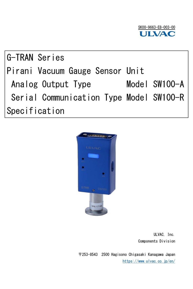 Ulvac G-Tran Series manual