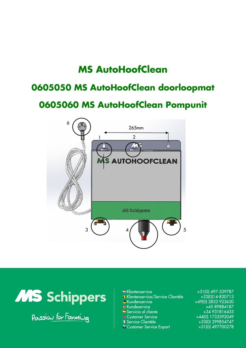 MS Schippers MS AutoHoofClean User manual