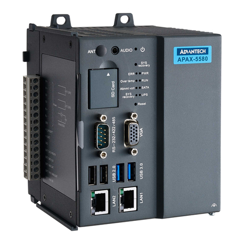 Advantech APAX-5580 User manual