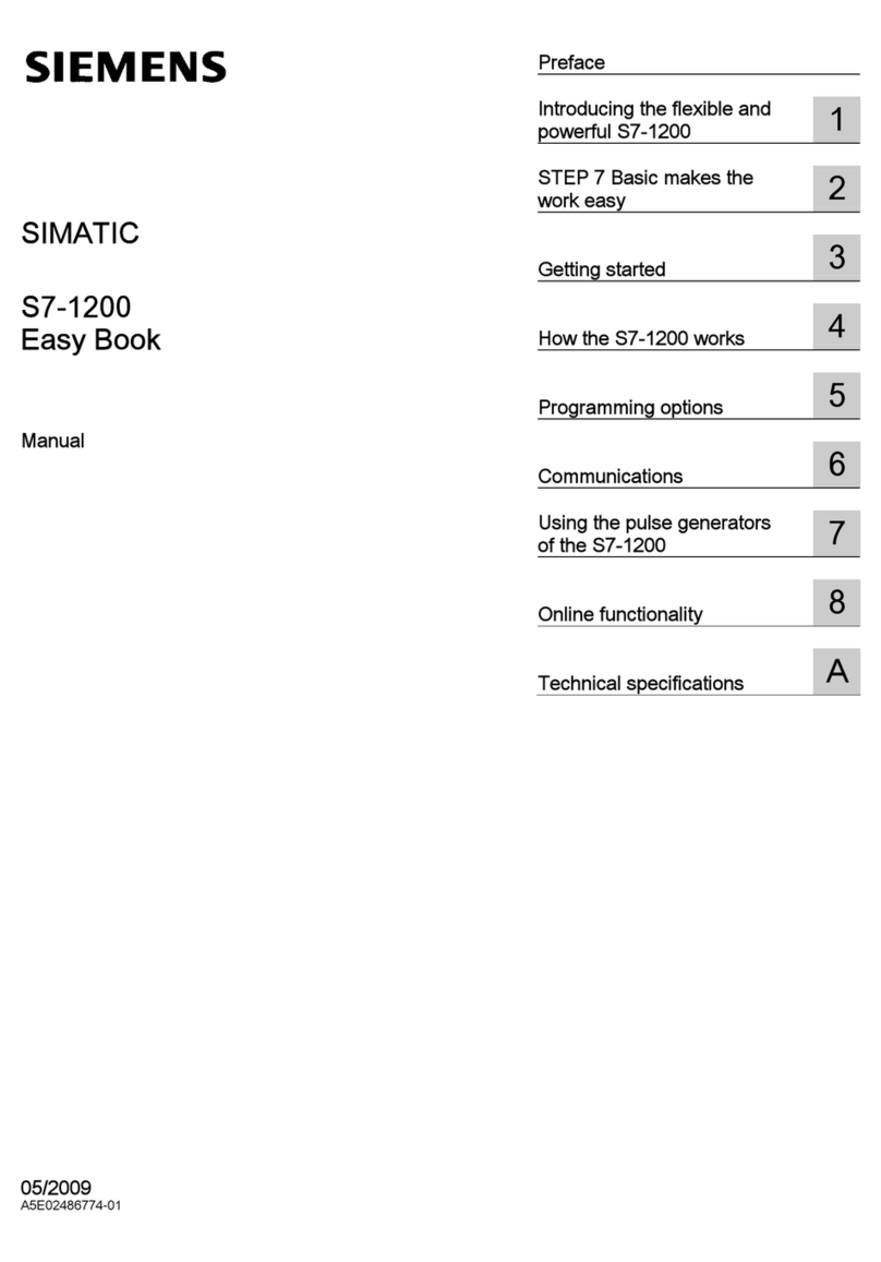 Siemens SIMATIC S7-1200 Easy Book User manual