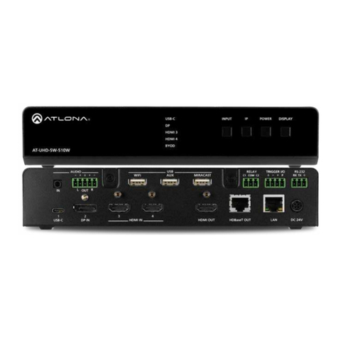 Panduit ATLONA AT-UHD-SW-510W-KIT User manual