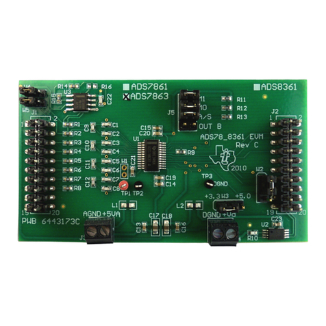 Texas Instruments ADS7861EVM User manual