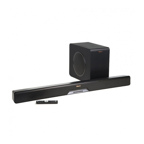 Klipsch RSB-11 manual