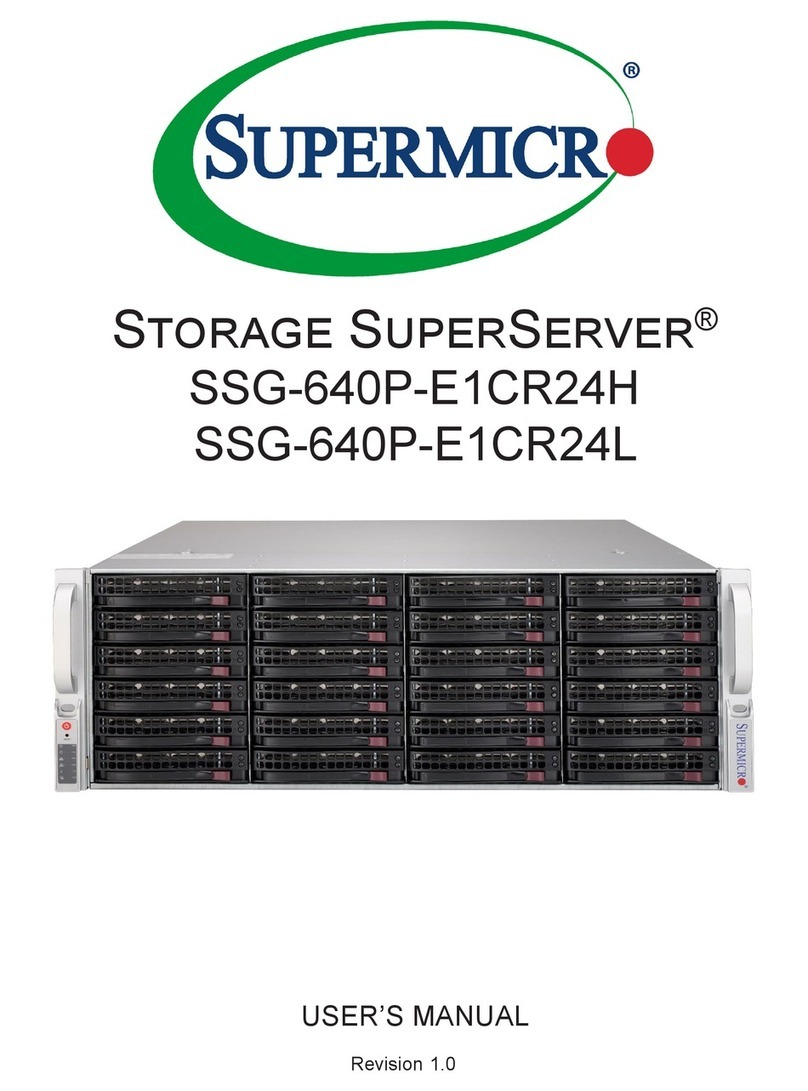 Supermicro Storage SuperServer SSG-640P-E1CR24H User manual