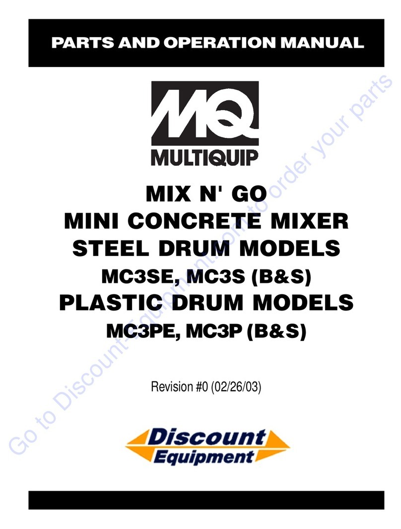 MULTIQUIP MC3SE User manual