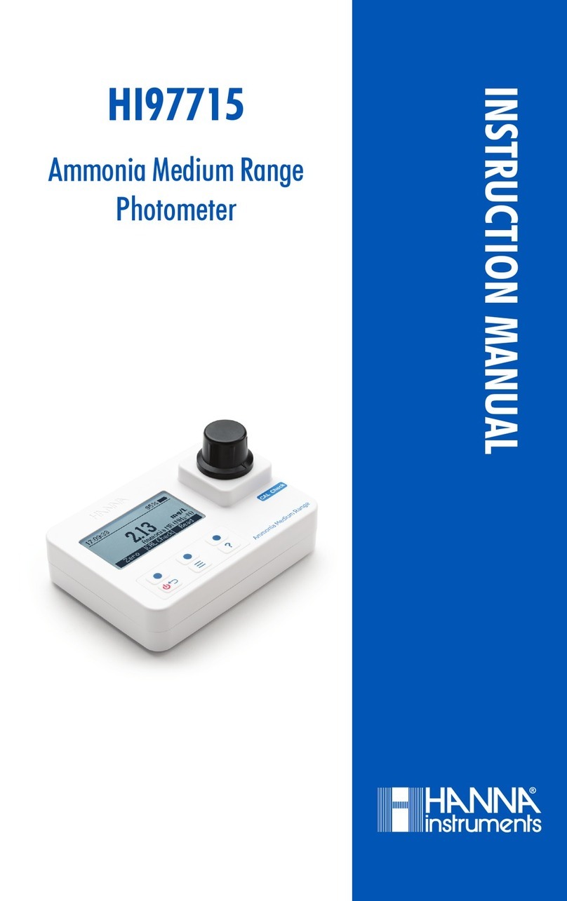 Hanna Instruments HI97715 User manual