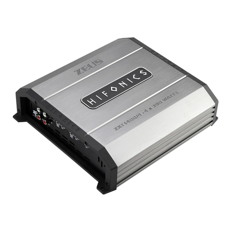 Hifonics ZEUS EXTREME ZXT1400/4 User manual