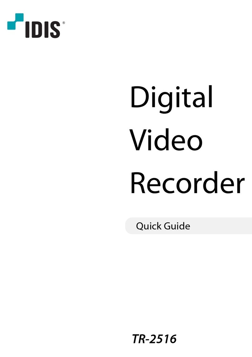 Idis TR-2516 quick guide