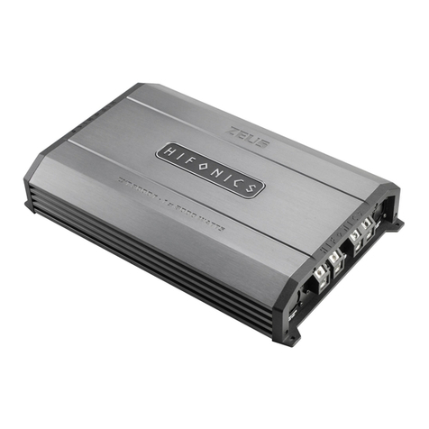 Hifonics ZEUS EXTTREME ZXT8000/1 user manual