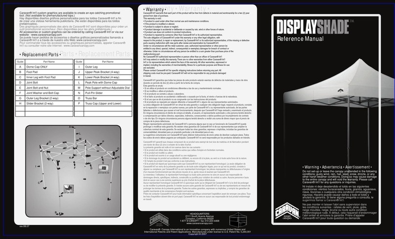 Caravan DisplayShade user manual