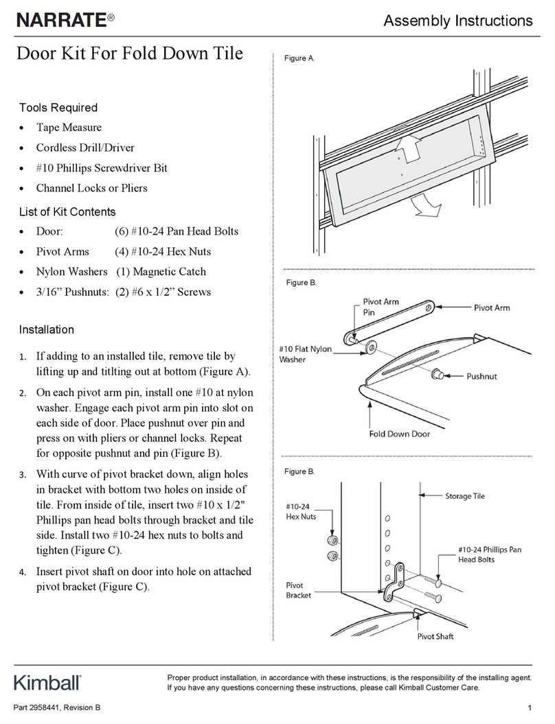 Kimball Narrate User manual