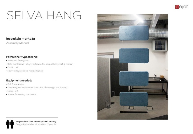 bejot Selva Hang SV HN 12 H5/6 Assembly manual bejot Selva Hang SV HN 12 H5/6 Assembly manual