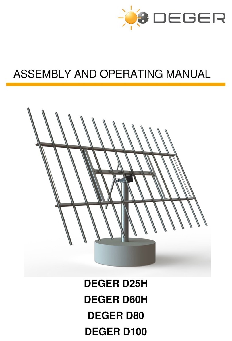 Deger D25H Assembly and operating manual