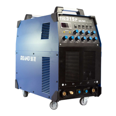 Riland TIG 315PAC/DC User manual Riland TIG 315PAC/DC User manual