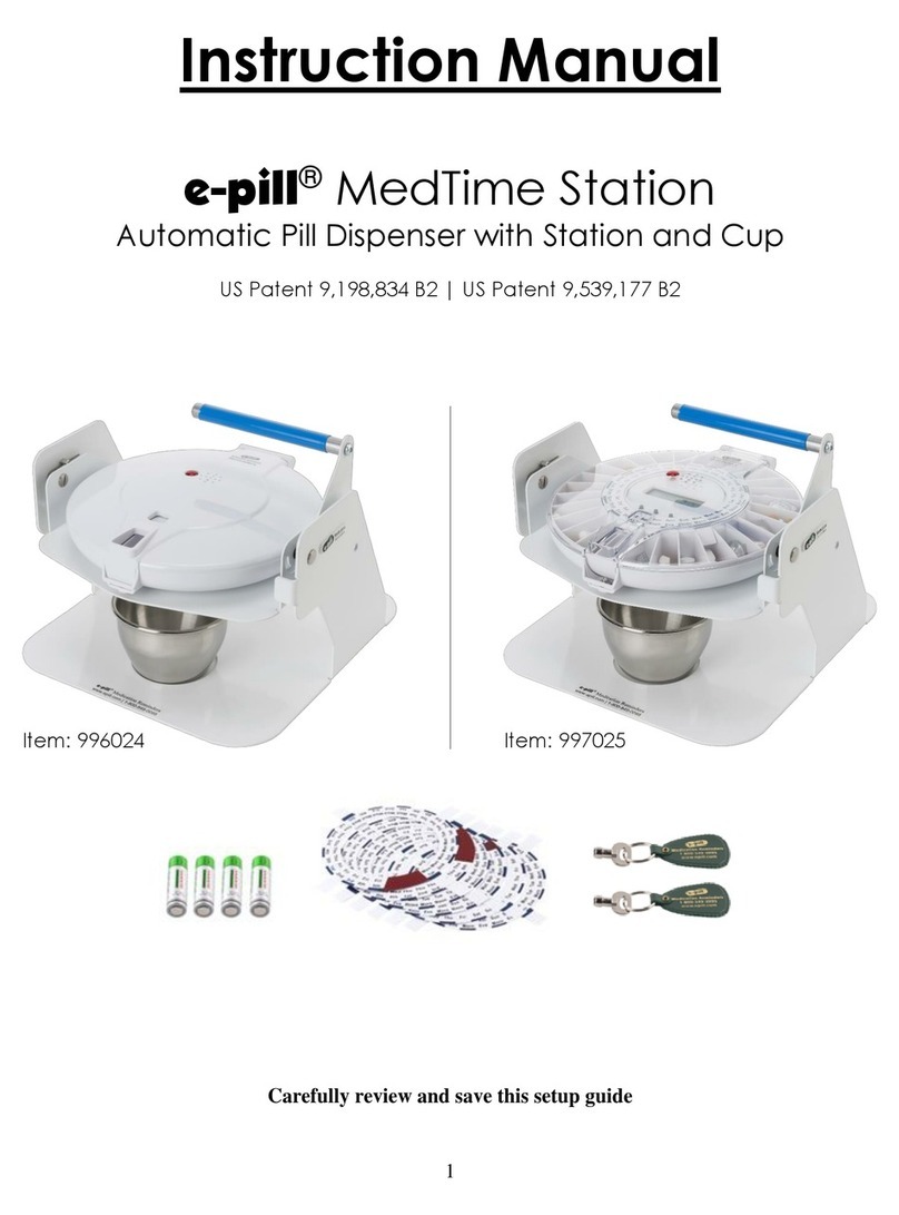 E-Pill MedTime Station instruction manual E-Pill MedTime Station instruction manual