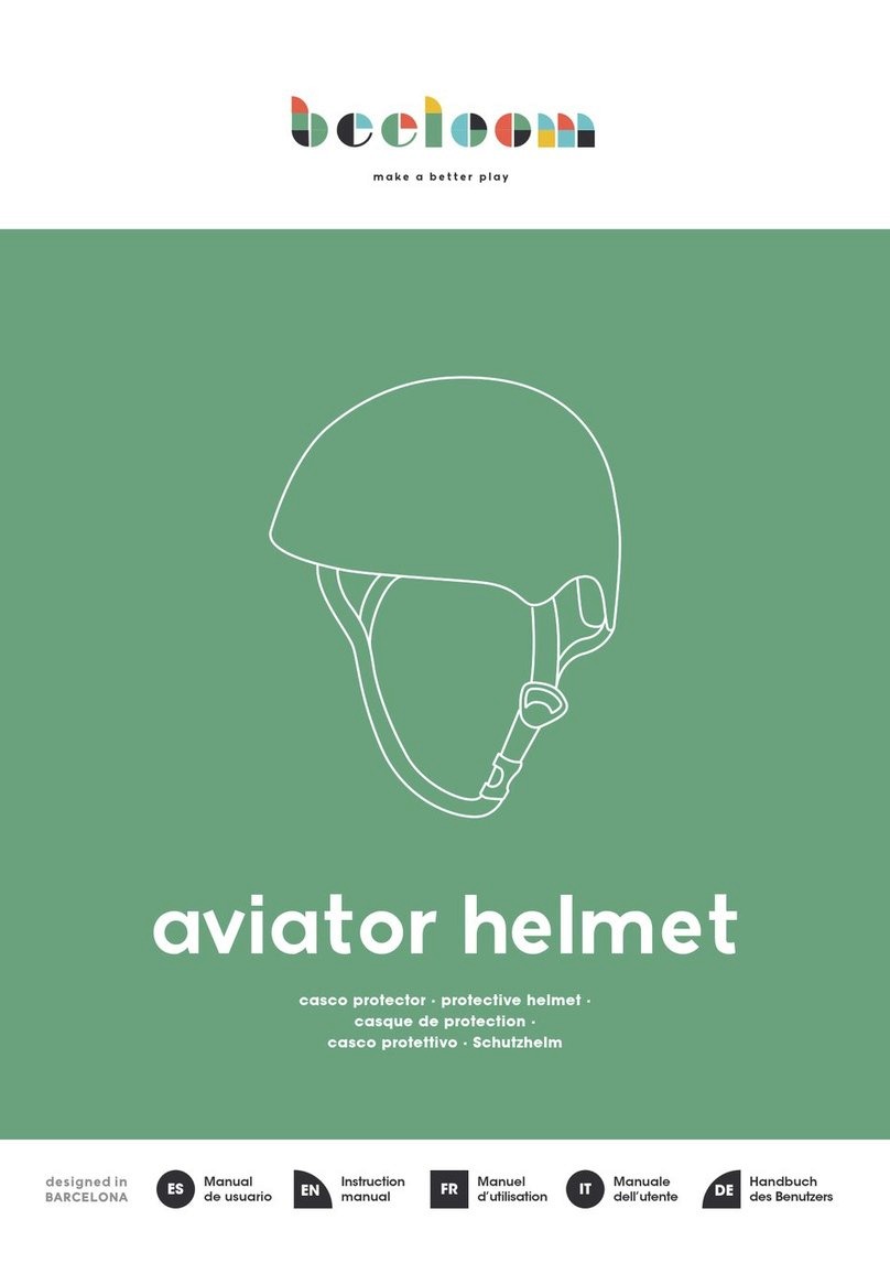 beeloom aviator helmet instruction manual