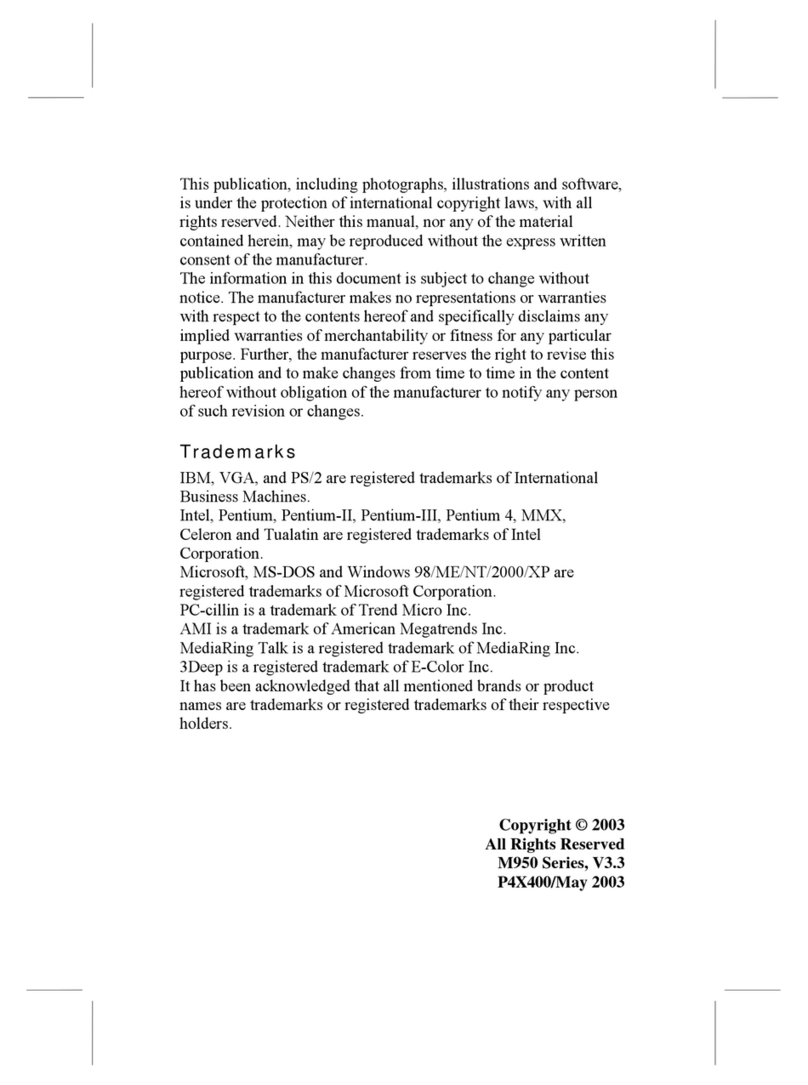 IBM M950HLU User manual
