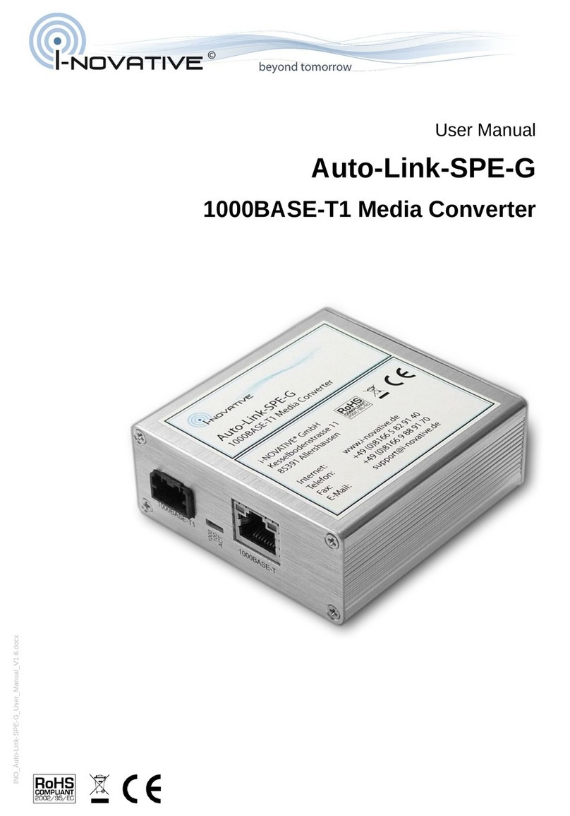 I-novative Auto-Link-SPE-G user manual