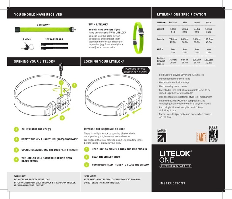 LITELOK FLEXI-O User manual