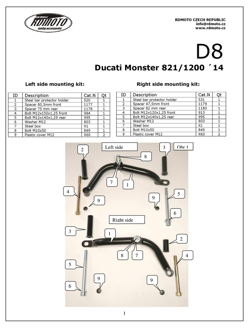 RDMOTO D8 User manual