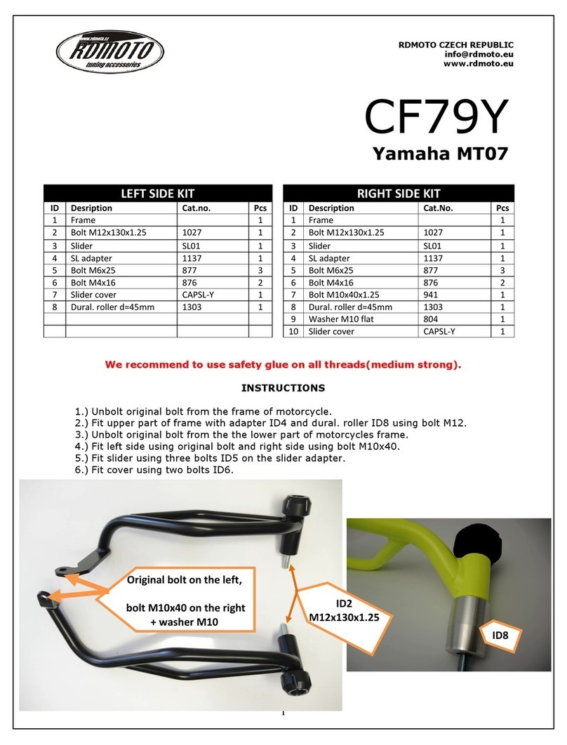 RDMOTO CF79Y User manual