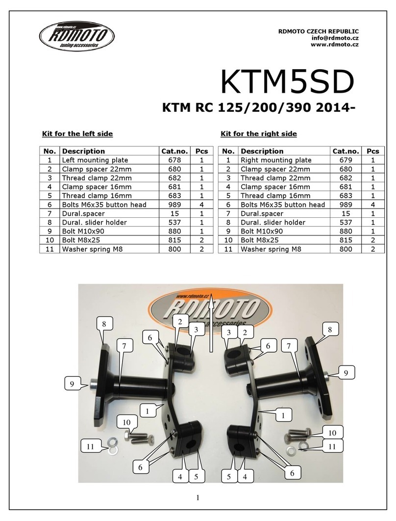 RDMOTO KTM5SD User manual