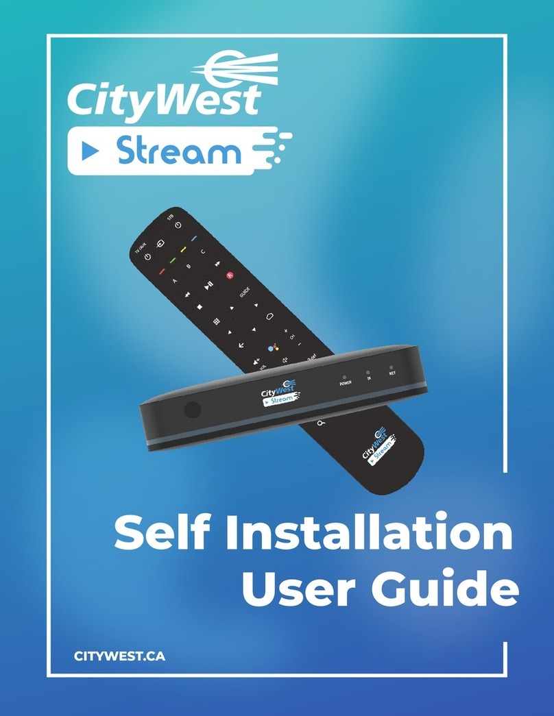 CityWest Stream Installation & user guide