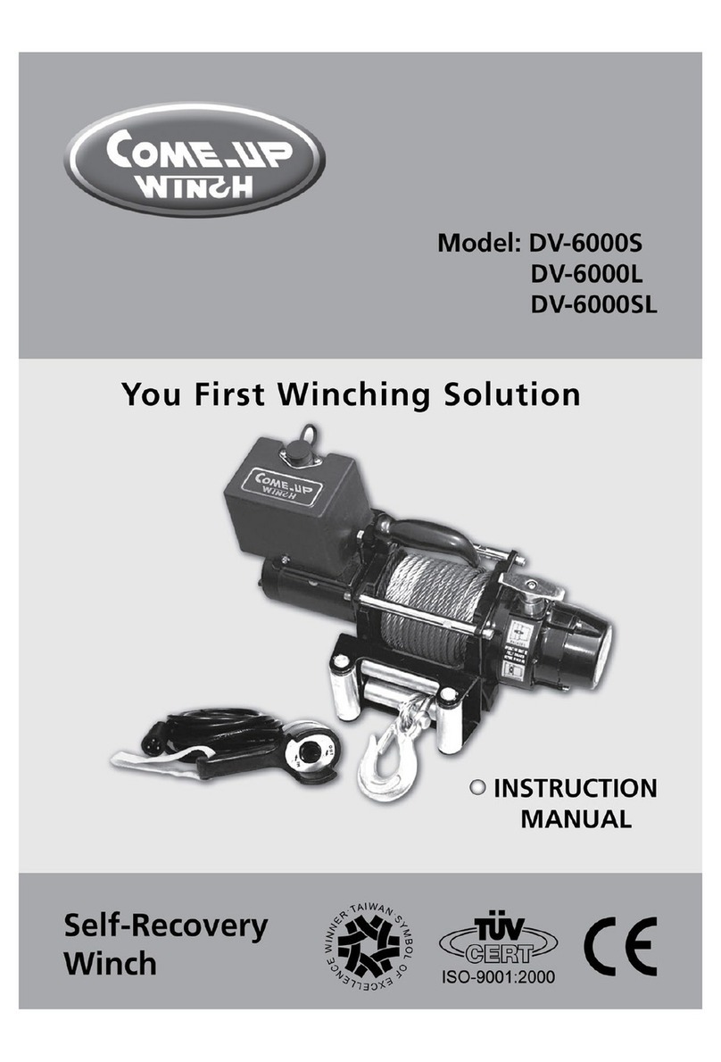 Come.up Winch DV-6000S User manual