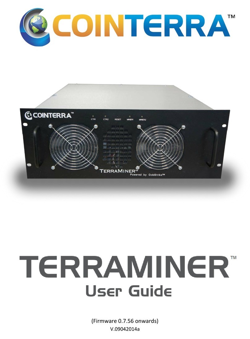 COINTERRA TERRAMINER User manual