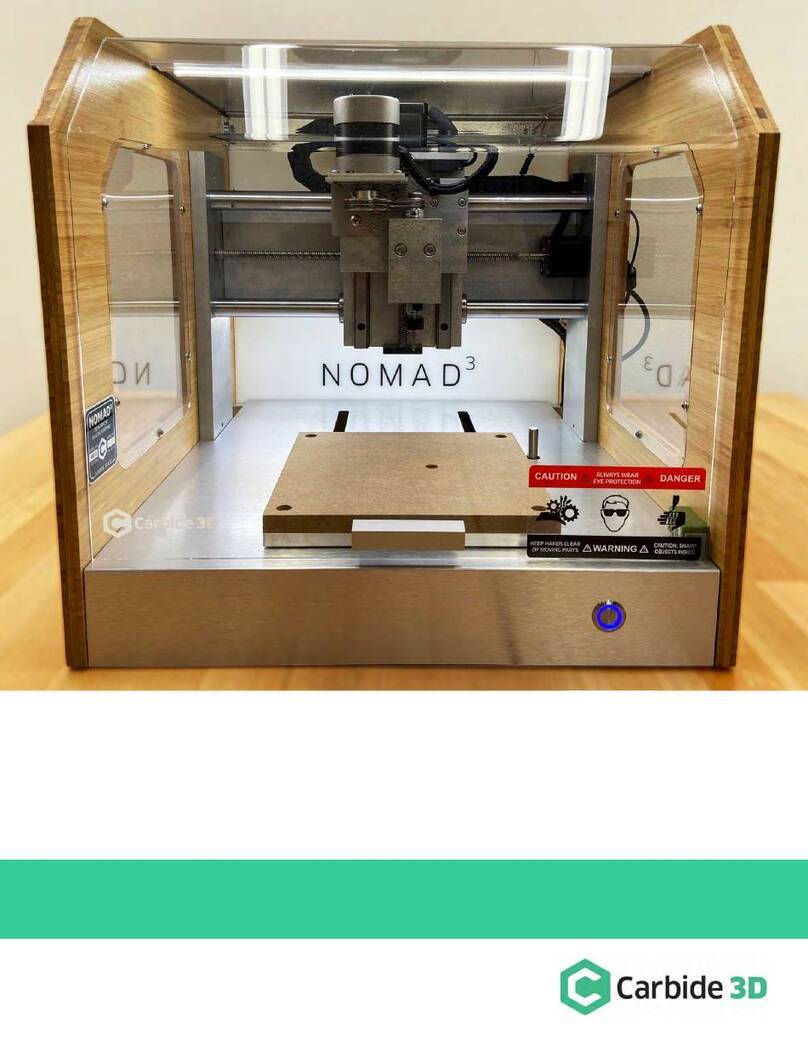Carbide 3D NOMAD 3 Getting started guide