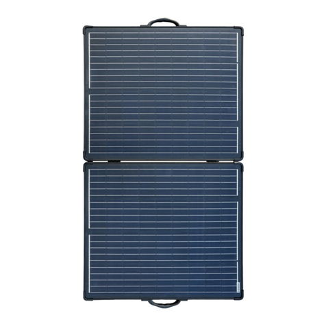 Clean Portable Power CPP 200W FOLDING SOLAR PANEL User manual