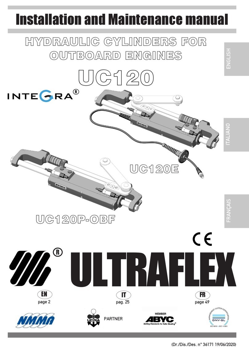Ultraflex INTEGRA UC120 Installation and maintenance manual
