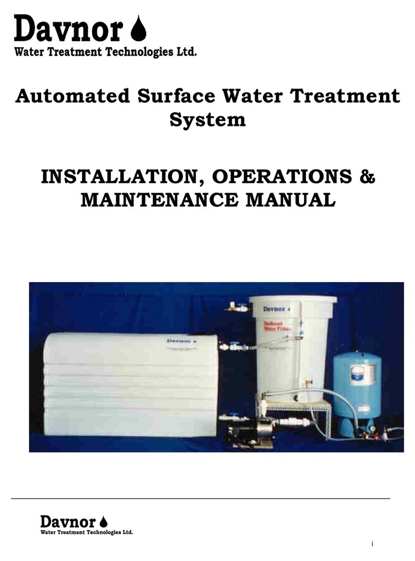 Davnor SA 60 Installation, operation & maintenance manual