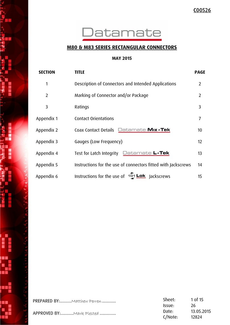 Datamate M80 Series manual