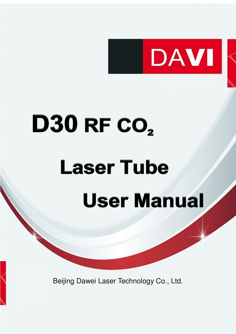Dawei Laser Technology DAVI D30 RF CO2 user manual