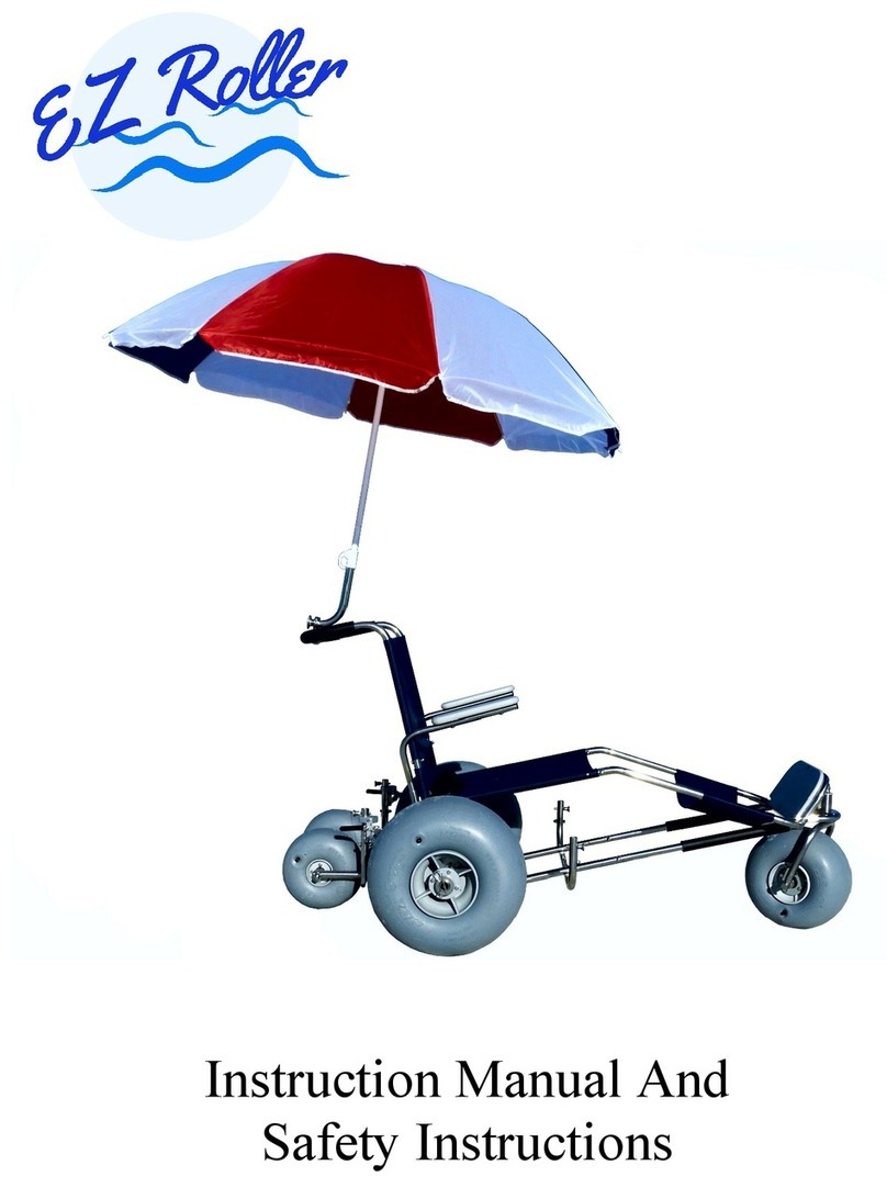 De-Bug Mobility EZ Roller Instruction manual and safety instructions