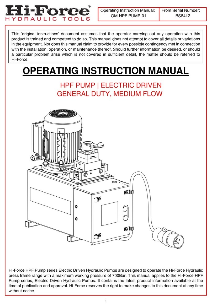 Hi-Force HPF Series Instruction Manual Hi-Force HPF Series Instruction Manual