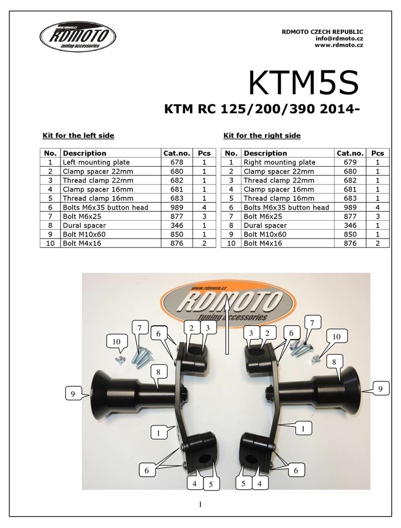RDMOTO KTM5S User manual