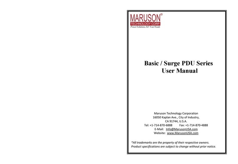 Maruson Basic Series user manual