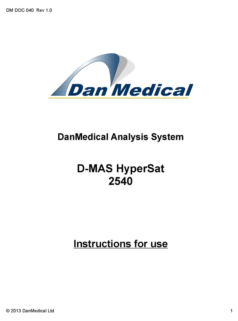 DanMedical D-MAS HyperSat 2540 Instructions for use