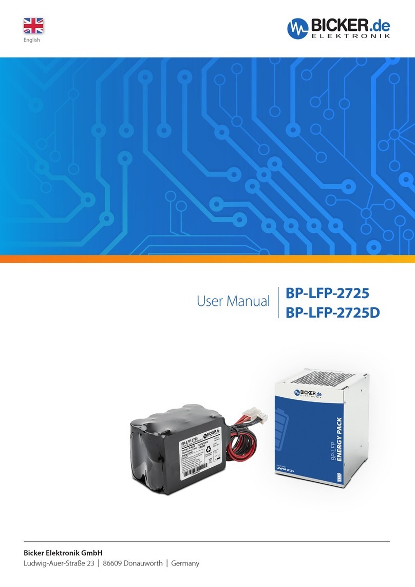 Bicker Elektronik BP-LFP-2725 user manual